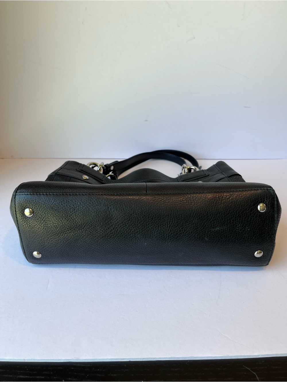 Vintage Coach Penelope Black Leather Shoulder Bag - Picture 9 of 15